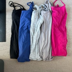 Lululemon shirt bundle (5 tank tops)